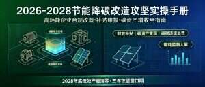 2026-2028 节能降碳改造攻坚：企业管理者合规增收实操手册