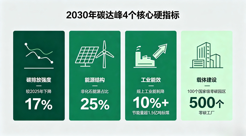 《“十五五” 碳达峰行动方案》深度解读：核心目标、重点任务与双碳从业者行动指南